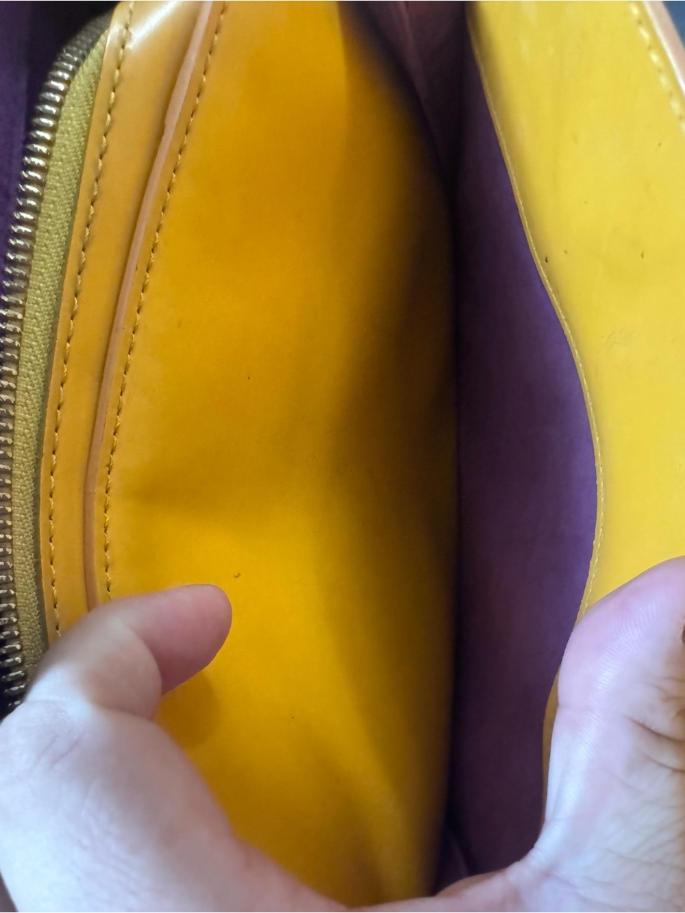 Louis Vuitton Tassil Yellow Epi Leather Pont- Neuf PM Bag Vintage - Picture 12 of 14